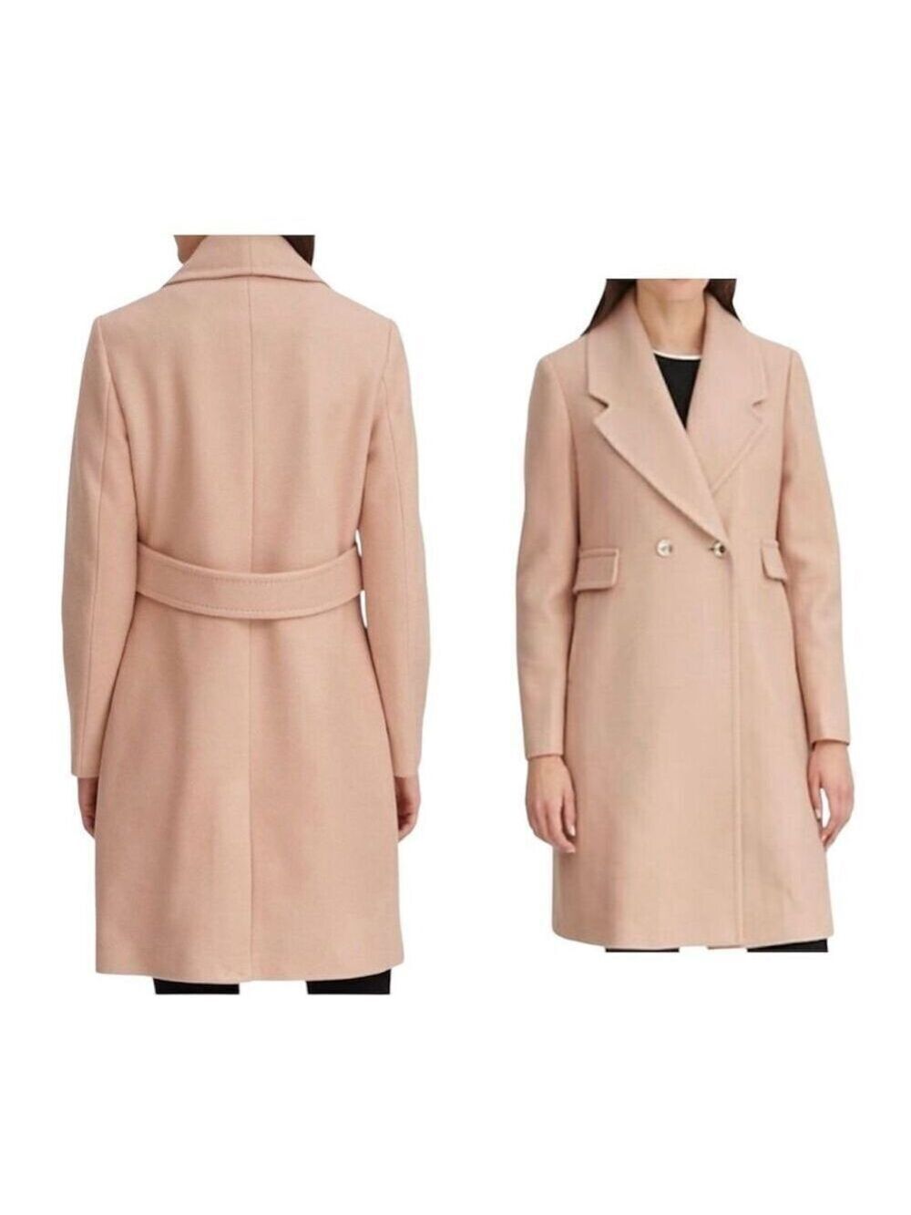 Karl Lagerfeld Paris camel long  coat size M